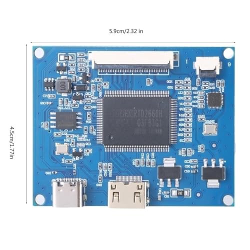 Power Supply Board Driver Board 40pin LVDS Screen Controller Module 1-Channel Signal Output 1024X600