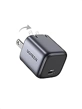 UGREEN 30W USB C Charger for iPhone 17, Nexode Foldable GaN PPS Compact Fast Wall Charger Block, USB-C Power Adapter for iPhone 17/16/15/14, Galaxy S26/S25/S24/S23, MacBook Neo/Air, Black