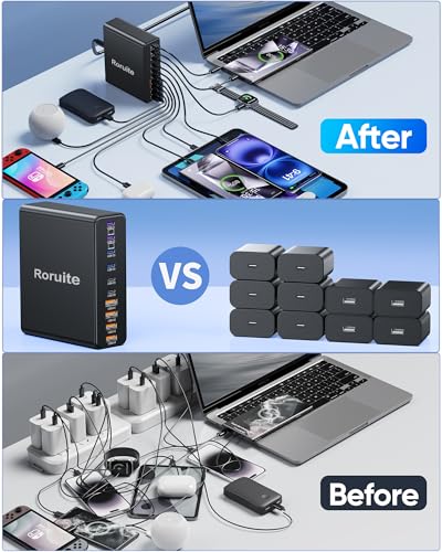 1000W USB C Charging Station, 120W PD GaN5 Super Fas | Computer Access - Image 7