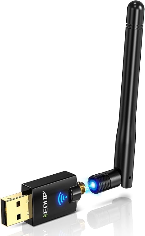 EDUP® USB WiFi Adapter AC600M for Desktop PC, Wireless USB Network Adapters