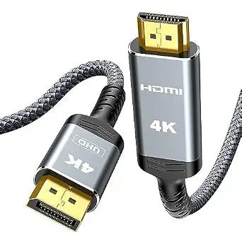 Highwings 4K DisplayPort to HDMI 15FT, Uni-Directional DP to HDMI 2.0