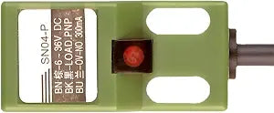 1pcs Square inductive Proximity Switch SN04-P DC Three-Wire NPN Normally Open Metal Sensor 6V24V36V(Pnp Nc,3-GANG-6-36VDC)