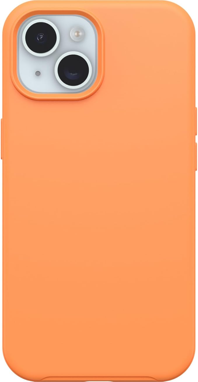 OtterBox iPhone 16e, 15, 14, & 13 Symmetry Series Case - Green Juice (Green), Snaps to MagSafe, Ultra-Sleek, Raised Edges Protect Camera & Screen