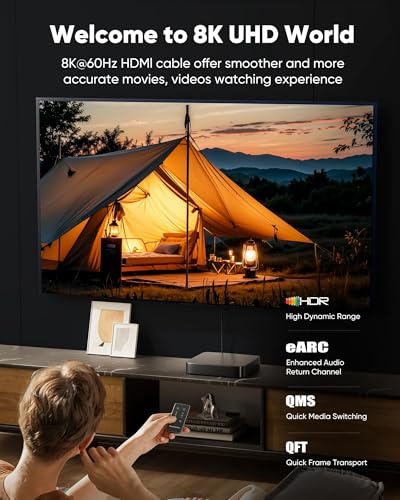 2ft HDMI 2.1 Cable, 48Gbps 8K and 4K 120Hz - Image 3