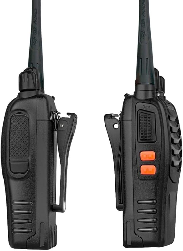 Baofeng Walkie Talkies for Adults Rechargeable bf-888s Two-Way Radios Long Range Interphone Handheld Communicator Professional UHF 8 Pack Walky Talky Set with Earpiece,Li-ion Battery and Charger