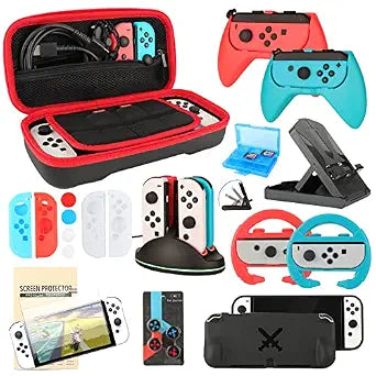 RTop 23 in 1 Accessories Bundle for Nintendo Switch OLED Model