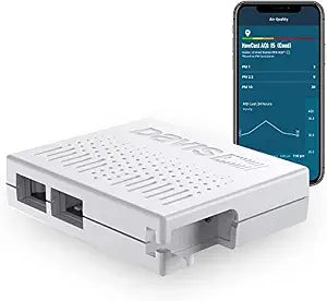 Davis Instruments AirLink Professional Air Quality Sensor for Indoor or Outdoor use. Provides Air Quality Index, Temperature, Humidity, Dew Point, Heat Index