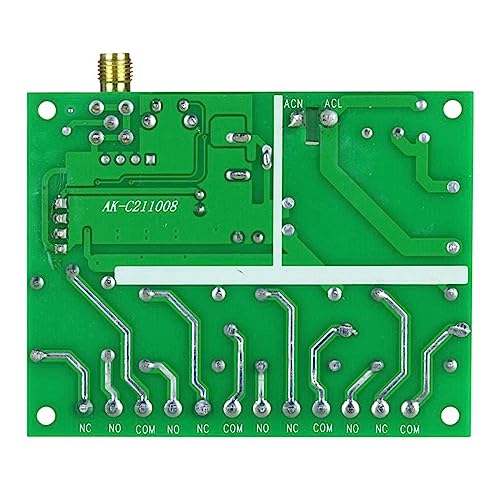 Remote Control Switch DC 12V 24V 36V 10A 4CH 433Mhz 600ft Long Range Wireless Relay Switch for Garage Door, Industrial Control, Household Control etc