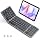 Foldable Bluetooth Keyboard with Numeric Keypad, Portable Wireless, Black