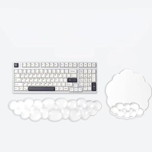 Cloud Wrist Rest for Keyboard and Mouse Set - Cooling Erogonomic Mouse Pad