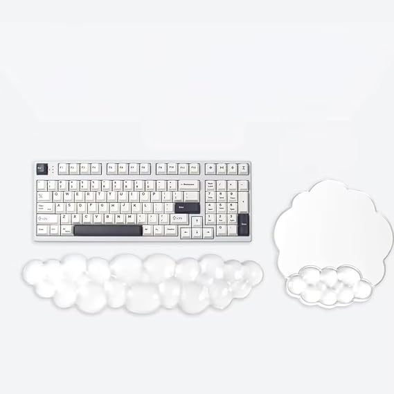 Cloud Wrist Rest for Keyboard and Mouse Set - Cooling Erogonomic Mouse Pad