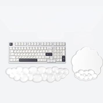 Cloud Wrist Rest for Keyboard and Mouse Set - Cooling Erogonomic Mouse Pad