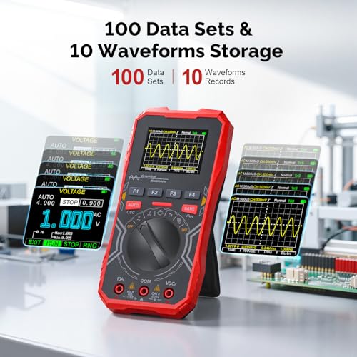 2-in-1 Handheld Oscilloscope Multimeter Auto-Ranging Digital Tester - Image 5