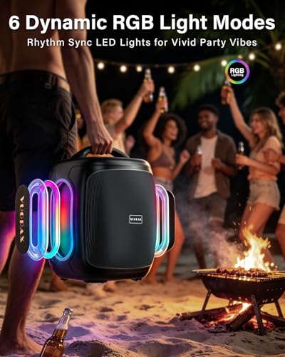 Portable Bluetooth Speaker Wireless,200W Peak Loud S - Image 8