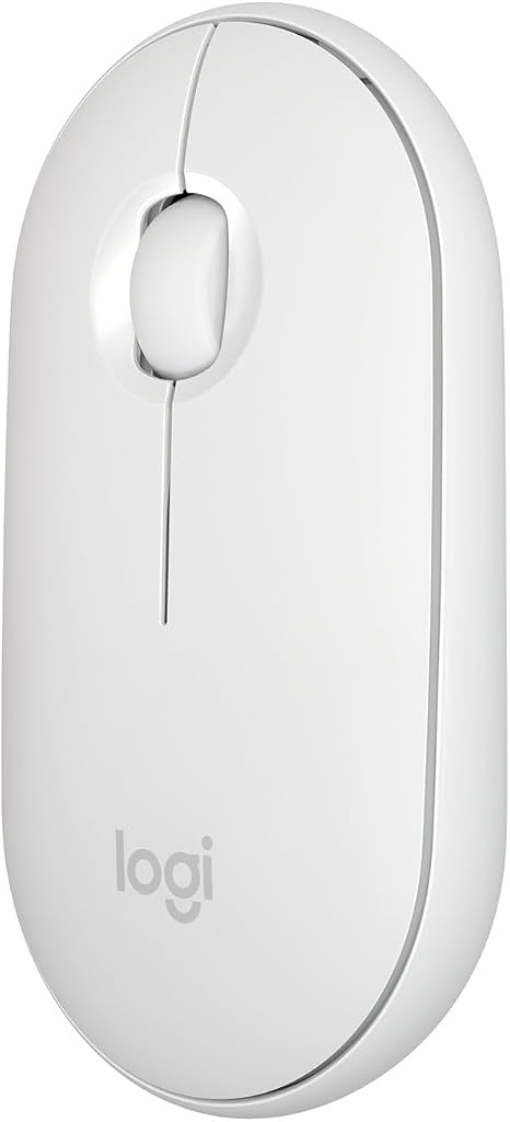 Logitech Slim Wireless Bluetooth Mouse for Mac - White