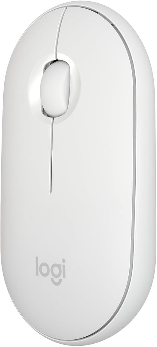 Logitech Slim Wireless Bluetooth Mouse for Mac - White