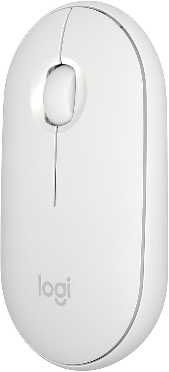 Logitech Slim Wireless Bluetooth Mouse for Mac - White