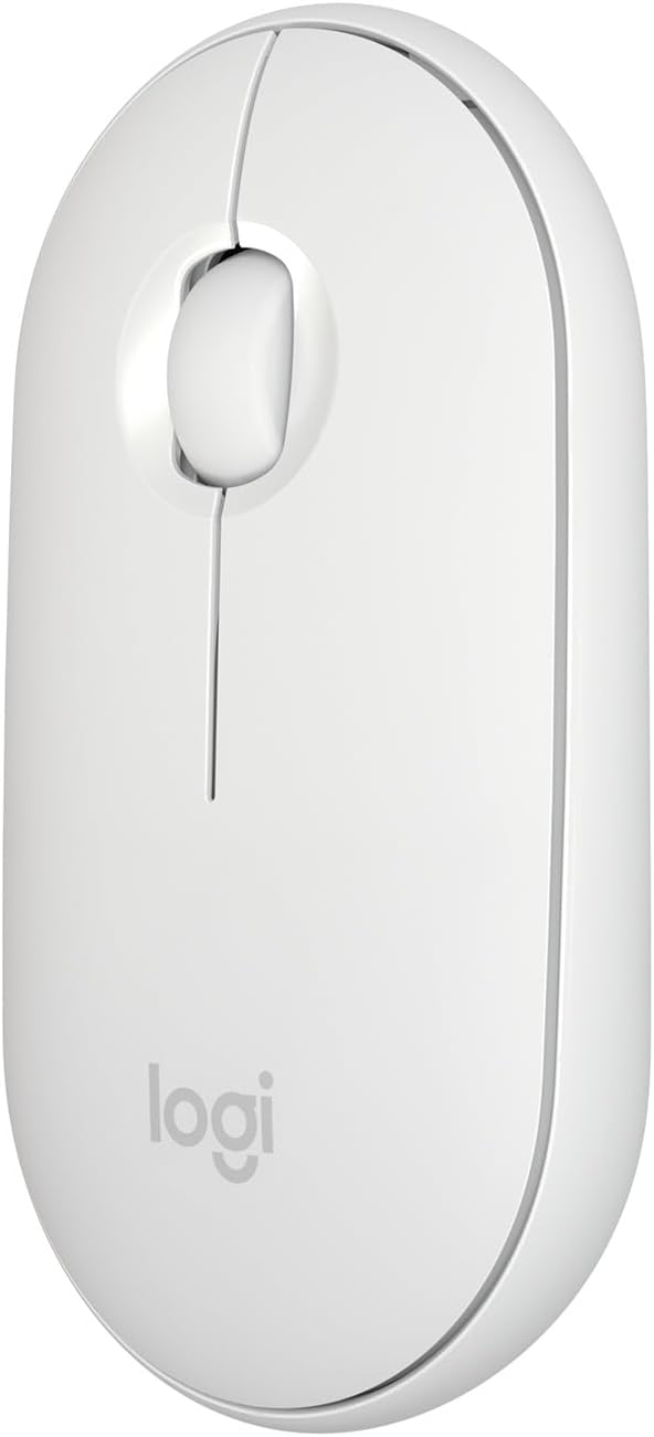 Logitech Slim Wireless Bluetooth Mouse for Mac - White
