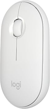 Logitech Slim Wireless Bluetooth Mouse for Mac - White