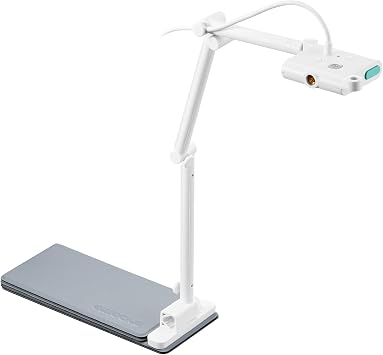 OKIOCAM S-4K 8MP USB Document Camera for Teachers, Ultra HD Portable Setup with AI Smart Pointer (OKIOPoint), Ideal for Distance Learning & Live Demos, Compatible w PC, Mac, Chromebook