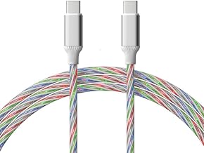 10FT LED USB C Cable Starry Light CtoC Charger Lighted USB C Cord(Colorful) - Image 1