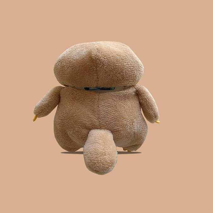 SGVAHY Furry Case for AirPods Pro 3rd Generation Funny Cute 3D Cartoon Plush Design Soft Warm Fluffy AirPod Pro 3 Cover with Keychain Kawaii Anti-Fall Protective Case Women Girls(Duck)