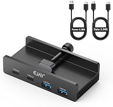 EJAY Clamp 10Gbps USB Hub 4-Port (2A2C) Hub for iMac & PC - Image 1