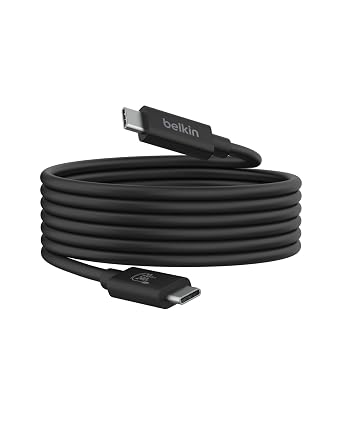 Belkin USB-C to USB-C Cable, USB4, 6.6ft
