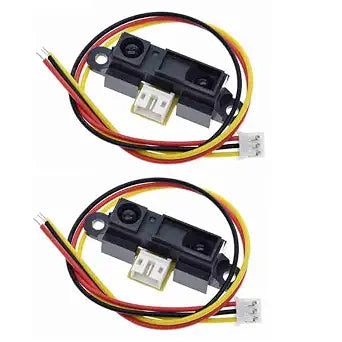 2PCS GP2Y0A21YK0F IR Analog Distance Sensor 10-80CM