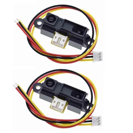 2PCS GP2Y0A21YK0F IR Analog Distance Sensor 10-80CM