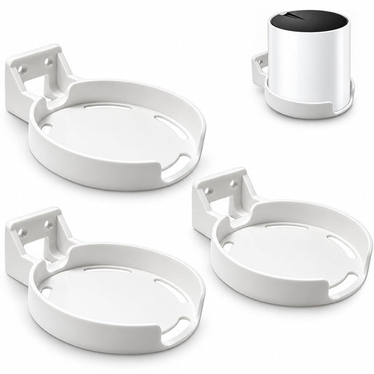 Wall Mount Holder Bracket for TP-Link Deco Mesh WiFi Router, Ventilated Wall Stand Compatible with X55 AX3000 X20 X50 X60 X4300 Pro X5000 X5400 Pro W3600 W4500 W6000, 3 Pack