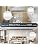 MOES Star Ring WiFi Smart Light Switch, Alexa Google No Hub, White 4 Gang