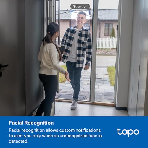Tapo 4K Indoor Pan/Tilt Wired Security Camera, Baby Monitor, C260