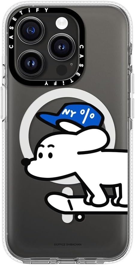 CASETiFY Clear iPhone 15 Pro Case [Not Yellowing / 6.6 ft. 3X Military Grade Drop Protection/Magsafe] - Skater John (Standard) - Clear