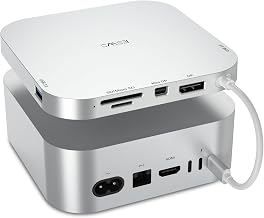 JESWO 6-in-1 USB-C Dock for Mac mini M4 – 4K@60Hz Mini DP, USB C Hub Multiport Adapter with USB C to 4K@60Hz DP, 2 USB 3.0 Ports, TF/SD Card Slot, Docking Station for Mac mini M4/M4 Pro - Image 1