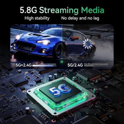 USB C Wireless HDMI Transmitter and Receiver（2026 Upgrade Model）,Wirelessly Cast Your Phone or Laptop Screen to a Display,Plug and Play,No Downloads or Complex Setup Required