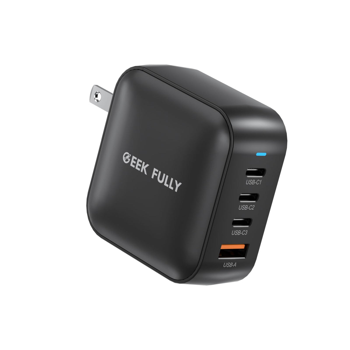 200W GaN Wall Charger | 4-Port Fast Charging Station (3xUSB-C PD3.0 + USB-A QC3.0) | Compact Power Adapter for MacBook Pro 16" M3/iPhone 17 Pro Max/Samsung S25 Ultra | UL Certified - Image 1