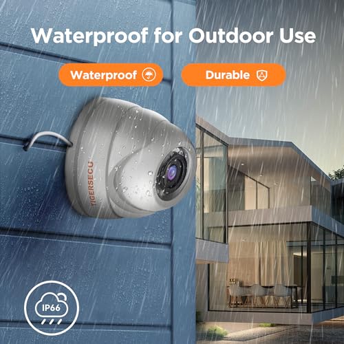 TIGERSECU 1080P Metal Wide Angle Dome Security Camer | Smart Home - Image 6