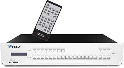 OREI 8x16 HDMI Matrix Switch – 4K@30Hz, EDID, RS-232, WebGUI, IR, HDCP 2.2