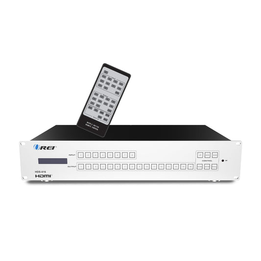 OREI 8x16 HDMI Matrix Switch – 4K@30Hz, EDID, RS-232, WebGUI, IR, HDCP 2.2