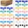 100 Packs Earbuds Bulk Classroom Headphones, Individually Bagged, Wholesale Students Wired Earphones with 3.5 mm Jack for Classroom School Library Museums and More (HY01,100 Mixed)