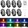 Wireless 8 Pcs RGB LED Aircraft Strobe Lights with Remote Control