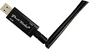 Panda Wireless PAU0E AC1200 Wireless AC USB Adapter - w/High Gain Antenna - Win 7/8/10/11, Zorin, Mint, Ubuntu, MX Linux, Manjaro, Fedora, Kali Linux, openSUSE, Rocky and Raspbian