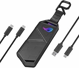 ASUS ROG Strix Arion Aluminum Alloy M.2 NVMe SSD Enclosure Case Adapter, USB 3.2 Gen 2 Type-C ,10 Gbps, USB-C to C and USB-C to A Cables, Fits PCIe 2280/2260/2242/2230 M Key/B+M Key, 1 Year Warranty - Image 1