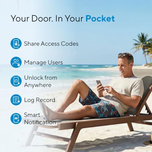 ULTRALOQ Bolt Fingerprint WiFi Smart Lock with Senso - Image 4