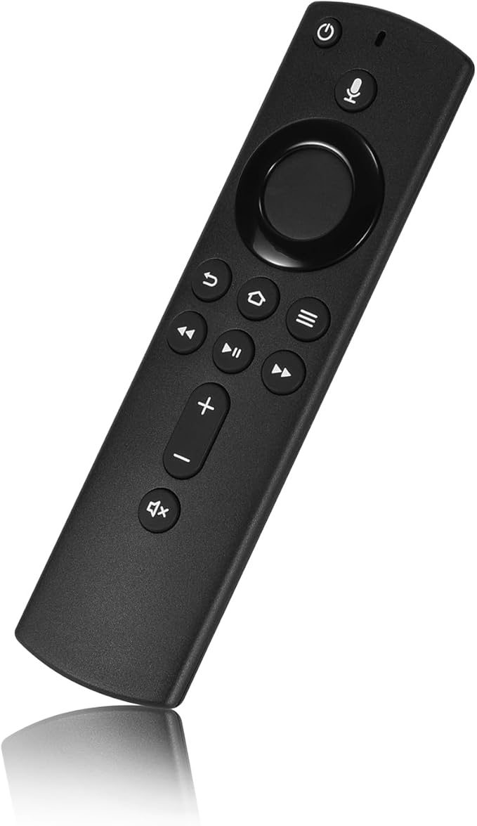 Voice Remote Control Replacement for AMZ-FireStick 3rd Gen+ Luminous Cover Case, Fit for TV Stick/ 4K Max, 2nd Gen, Lite, Cube(1st Gen & 2nd Gen) (L5B83H ONLY Without COVERCASE)