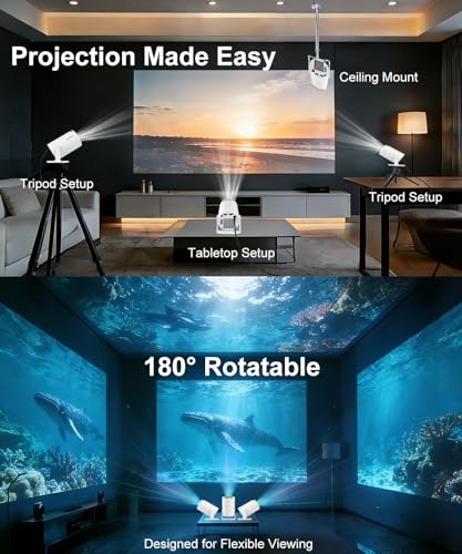 HY300PRO+ Smart Mini Projector