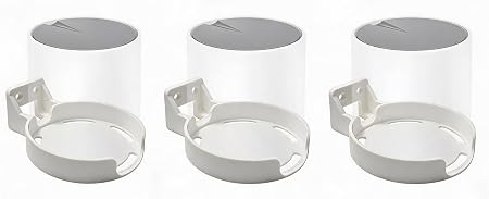 Wall Mount Holder Bracket for TP-Link Deco Mesh WiFi Router, Ventilated Wall Stand Compatible with X55 AX3000 X20 X50 X60 X4300 Pro X5000 X5400 Pro W3600 W4500 W6000, 3 Pack