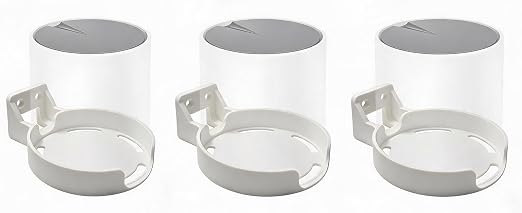 Wall Mount Holder Bracket for TP-Link Deco Mesh WiFi Router, Ventilated Wall Stand Compatible with X55 AX3000 X20 X50 X60 X4300 Pro X5000 X5400 Pro W3600 W4500 W6000, 3 Pack