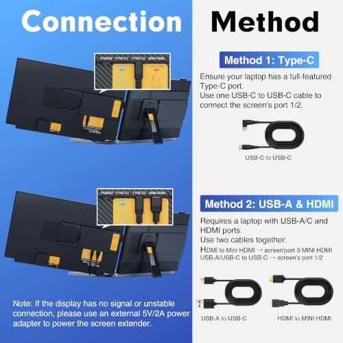 15.6" Laptop Screen Extender, FHD 1080 IPS Detachabl | Computer Access - Image 6